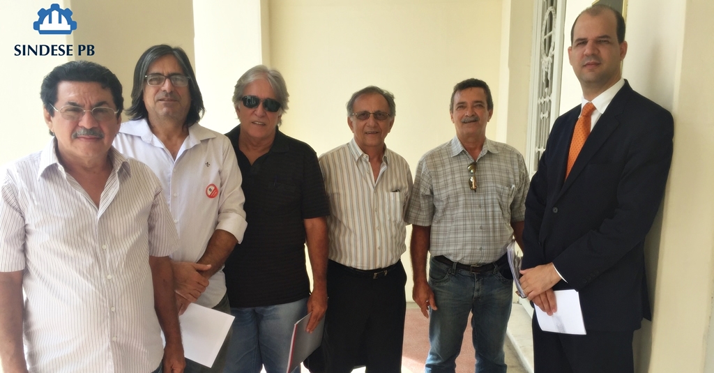 Diretores do SINDESEPB e advogado realiza visita ao Tribunal de Justiça