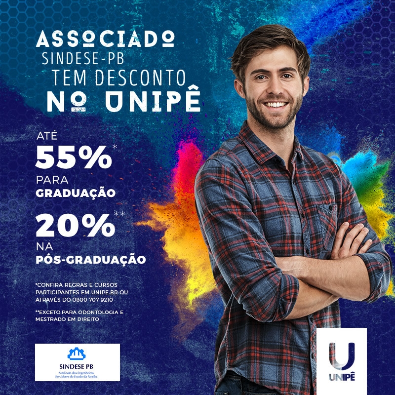 Associados Sindese-PB tem desconto no Unipê