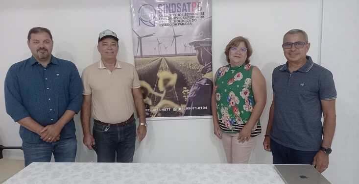 Posse de Petrônio Gondim e diretoria do SINDSAT-PB