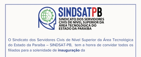 CONVITE DA INAUGURAÇÃO